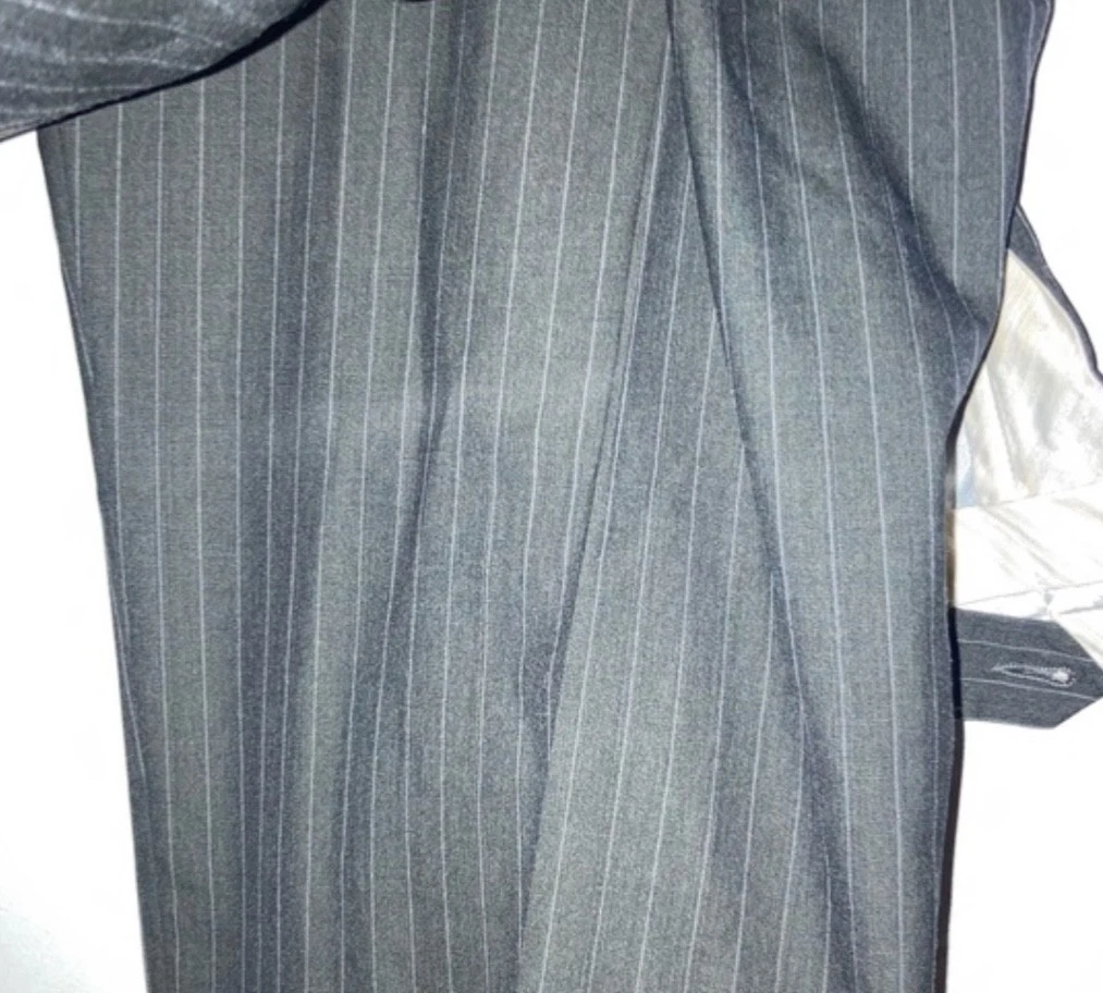 SAINT LAURENT (YSL) Pantalone Yves Saint Laurent YSL 36x29 (34x29 con polsini) uomo tripla piega grigio ottime condizioni