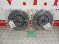 NEW PAIR OEM VOLVO V60 S60 V90 S90 XC40 XC60 FRONT BRAKE DISKS 2016-ON 31665446