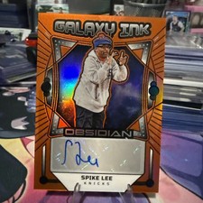 2024-25 Obsidian Spike Lee Galaxy Ink Electric Etch Orange Flood Auto #54 96/99 