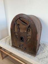 🍊Vintage 1935 Philco Cathedral Wooden Tube AM Radio | Model 66 REPAIR!