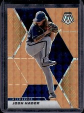 2021 Panini Mosaic Josh Hader Orange Fluorescent #/25 Brewers