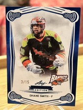 2025 Leaf NLL Inaugural Edition Dhane Smith #30  /15 Buffalo Bandits Card