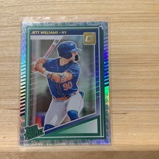 💥 Jett Williams 2025 Donruss Rated Rookie RC Liberty Emoji Foil Rc # 167 A-29