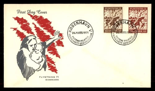 Mayfairstamps Denmark FDC 1971 Woman Children Flytning First Day Cover aaw_29783