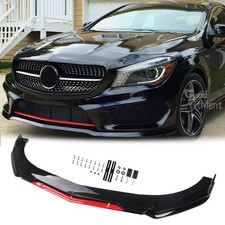 Für Mercedes Benz C Klasse W205 W204 W203 Auto Front Spoiler Lippe Frontlippe DE