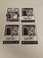 Teddy McGraw AutographedStars & Stripes Jersey Card Lot Of 4! Rare! Great Value