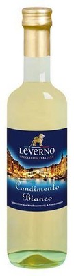 Leverno Condimento Bianco 500 ml Glas  Vegan Glutenfrei 