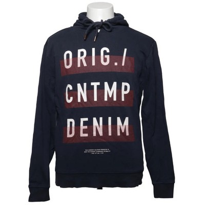 FSBN, Kapuzenpullover, Größe: L, Blau, Baumwolle/Polyester, Print, Herren #OFi
