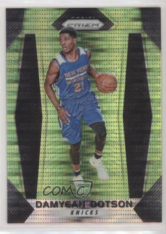 2017-18 Panini Prizm Green Pulsar Prizm 3/25 Damyean Dotson #272 Rookie RC y3x
