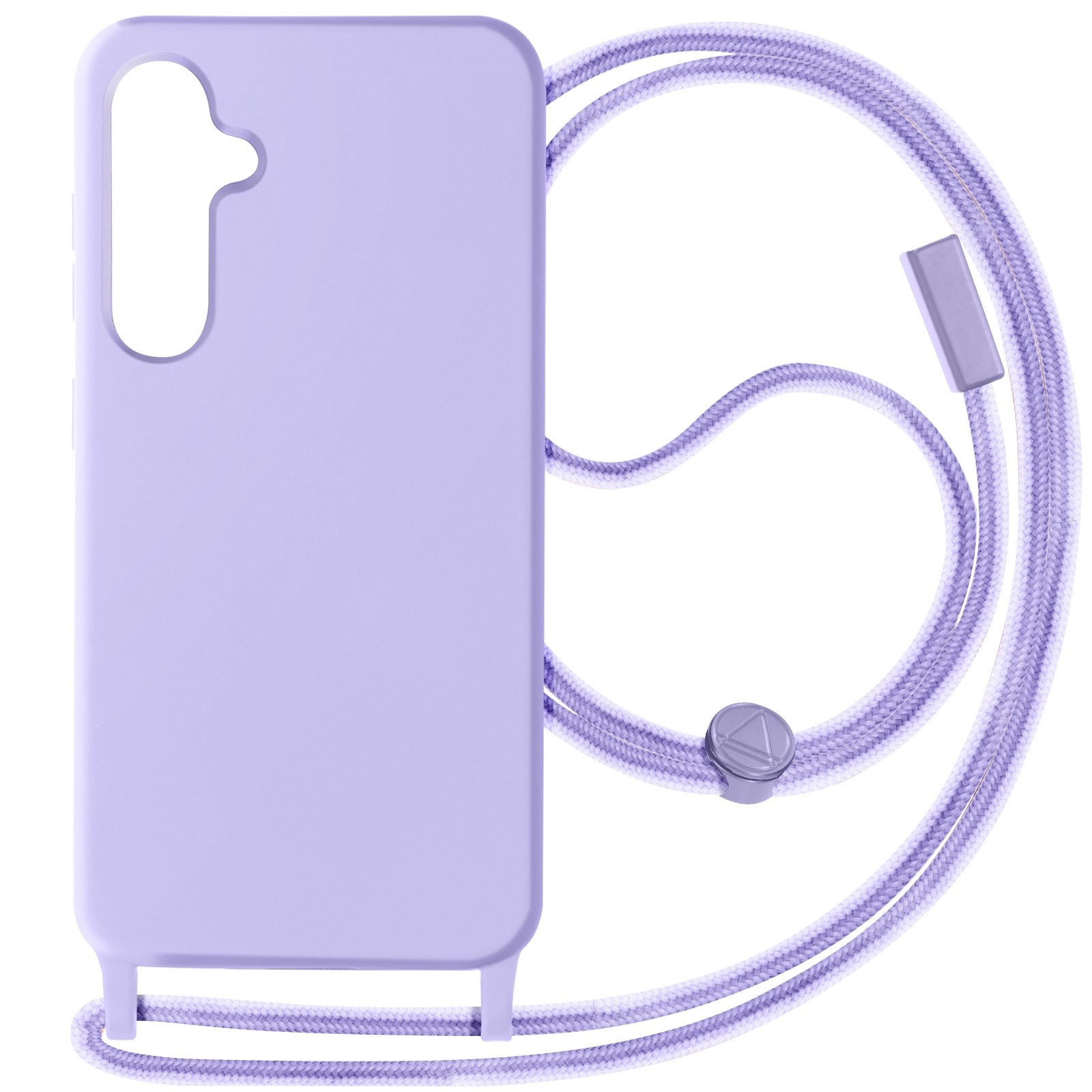 Coque chaîne Galaxy S23 FE violet clair pour ne plus faire tomber votre téléphone par terre