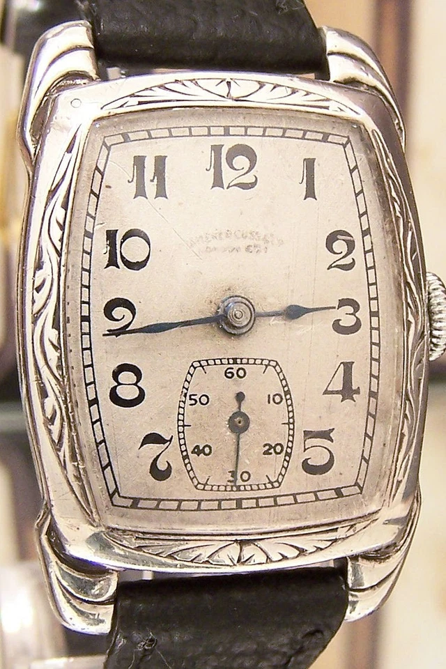 1926 ZENITH ANTIQUE VINTAGE RARE SOLID SILVER ART DECO WATCH MICROMETRIC ADJ WOW - Image 2 of 4