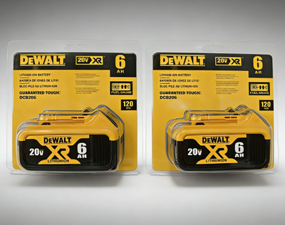#ad 2Pc DEWALT 20V Max Premium 6Ah Lithium Ion Battery Charger $91.99