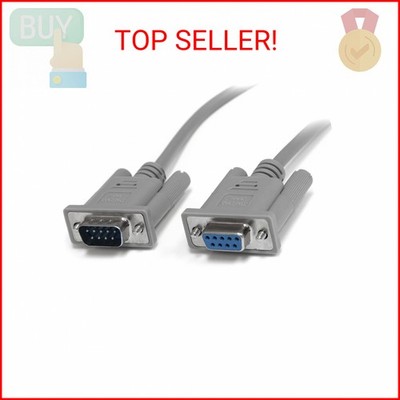StarTech.com 10 ft DB9 RS232 Serial Null Modem Cable F/M - Null modem cable - DB