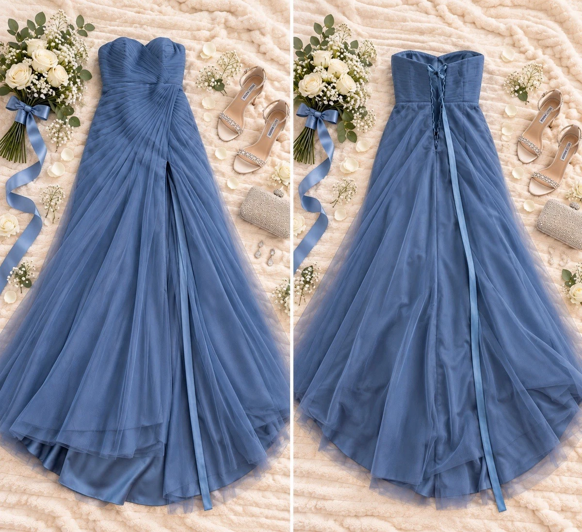 A-Line Blue Wedding Dresses for sale