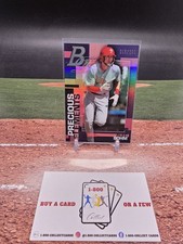 2020 Bowman Platinum Precious Elements Alec Bohm #PE-21 Purple /250 Phillies