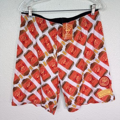 Howler Head Shorts Mens XL Bourbon On The Rocks Whiskey Moisture Wicking NEW