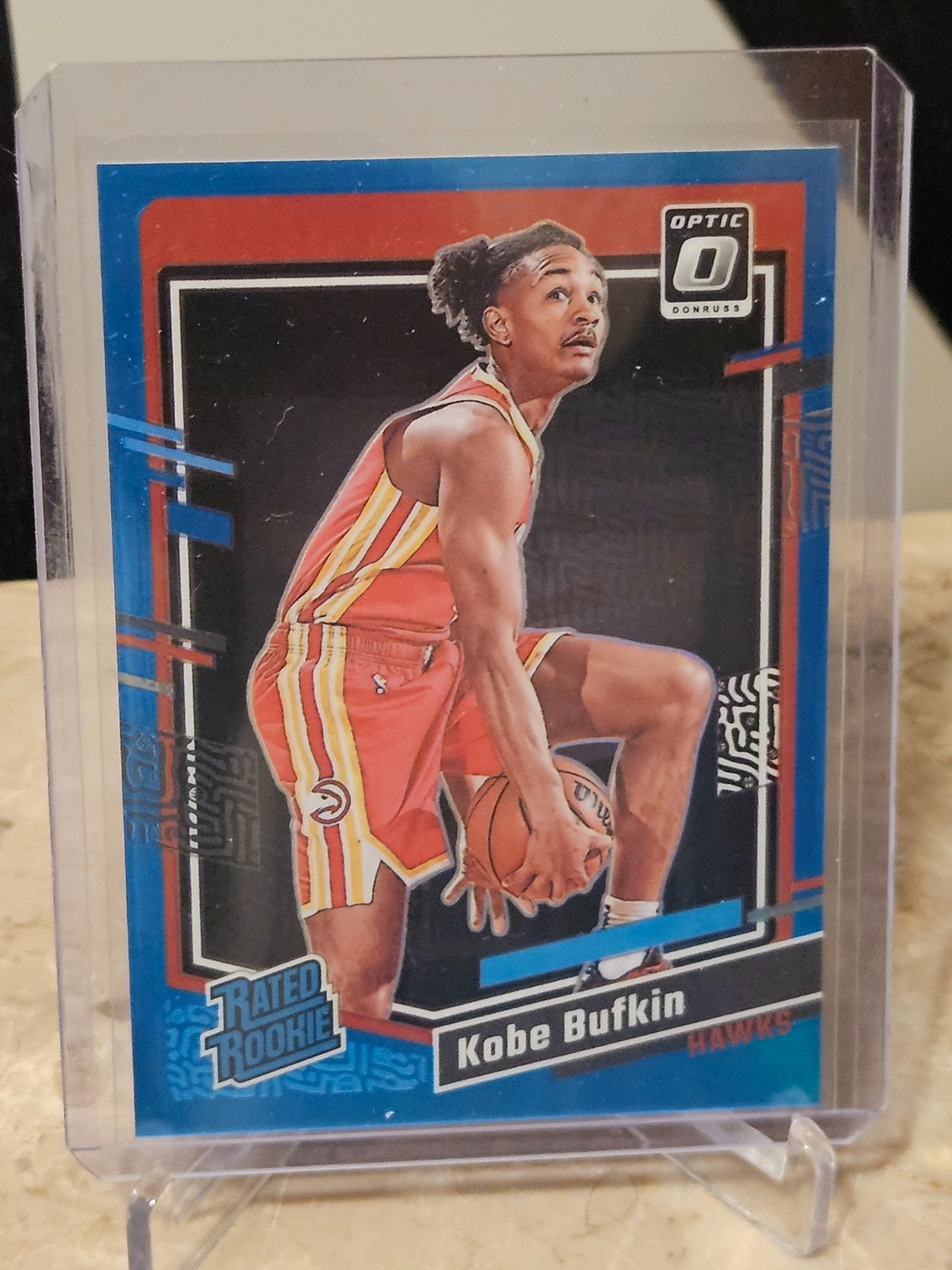 2023-24 Donruss Optic Rated Rookie Kobe Bufkin #220 Aqua Prizm /249 (RC)