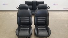 96 Ford Mustang Cobra Convertible Seat Interior Set Front And Rear Black Leather