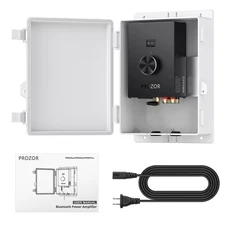 PROZOR Power Amplifier Bluetooth 5.0 for Outdoor Speakers 200W+200W 4 to 8 Ohms