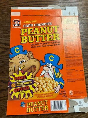 Cap'N Crunch's Peanut Butter Tidal Wave Gum Offer 1985
