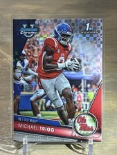 2023 Bowman University Chrome 1st Michael Trigg X-Fractor Refractor #128
