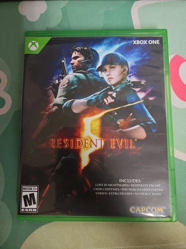 Resident Evil 5 HD Microsoft Xbox One Updated Cover Art **FREE SHIPPING**