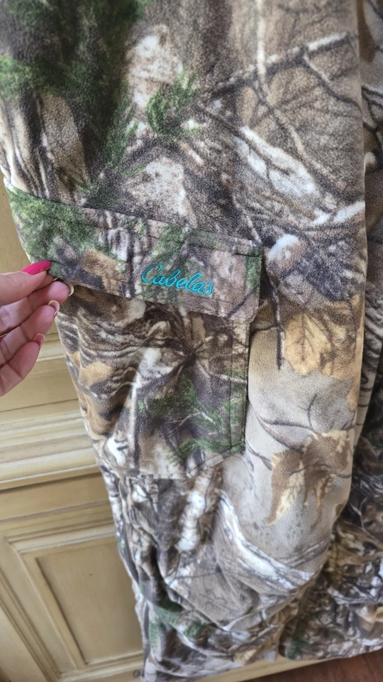 XL Womens Cabelas Camo Hunting Bibs Insulated Heavyweight Nwt - Image 4 of 4