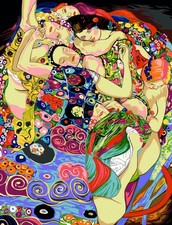 Seg De Paris Needlepoint canvas for halfstitch without yarn The Young Girl A...