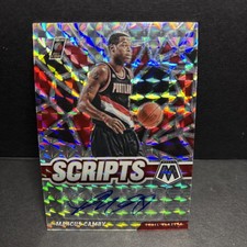 Marcus Camby 2020-21 Mosaic Basketball #SC-MCA Scripts Mosaic Prizm Auto Blazers