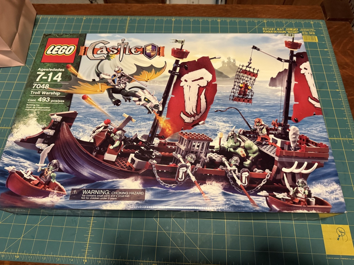 LEGO Castle: Troll Warship (7048) RETIRED BRAND NEW IN BOX FREE