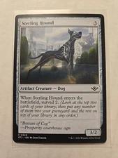 Sterling Hound - Outlaws of Thunder Junction - LP - Common - Artifact Creature 