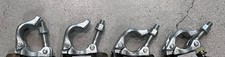 Lot of 4 Steel Cheeseboro Swivel Truss Clamps   Used