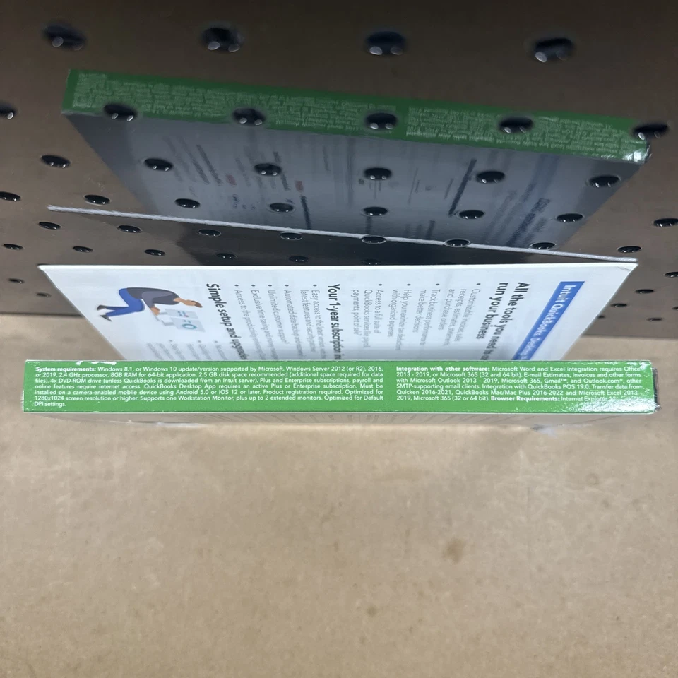 SELLADO Intuit Quickbooks Desktop Pro Plus Contabilidad para Pequeñas Empresas 2022, 1 Año Foto 4 de 4