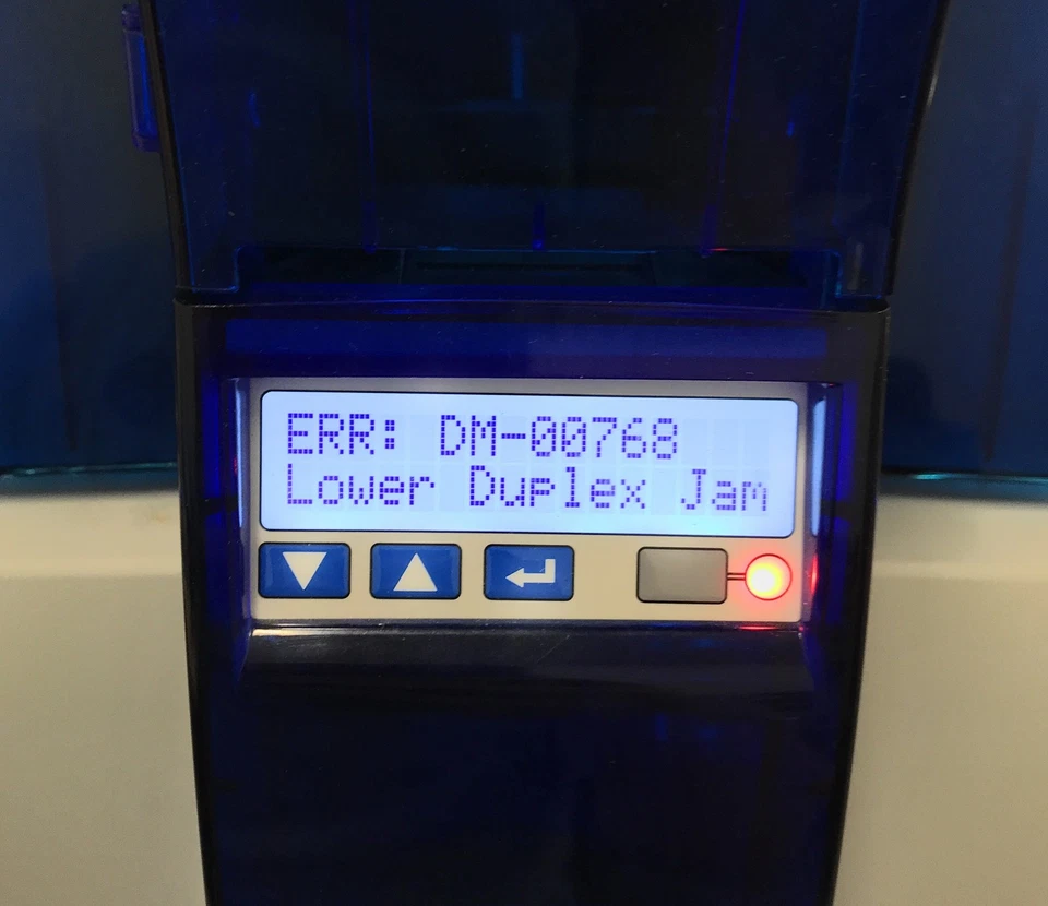 Impressora de Cartão de Identificação Datacard SP75 Plus Dupla Face TIRA MAGNÉTICA/ERRO DUPLEX - Imagem 3 de 4