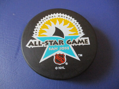 1997 San Jose NHL All Star Game Hockey Souvenir Puck San Jose Arena *