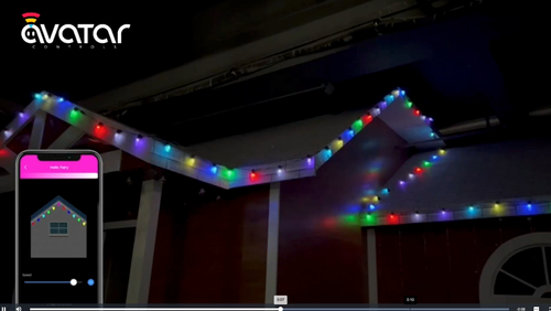 Strawberry C9 RGB Espectáculo de Luces de Navidad, 33/66/99 pies, hágalo usted mismo y aplicación remota, ampliable - Vídeo 1 de 1