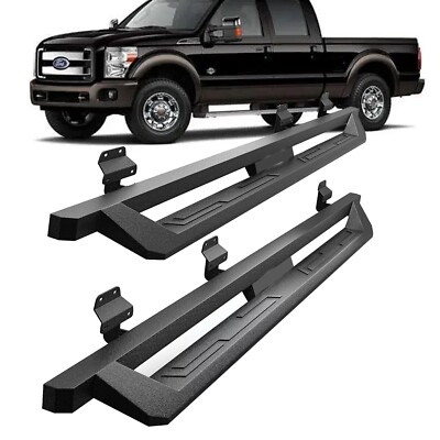 For 2015-2026 Ford F-150/17-26 F250 F350 Super Crew Cab Running Boards Drop Step