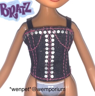 Bratz Doll Clothes Cloe Birthday Bash Denim Corset Top UK