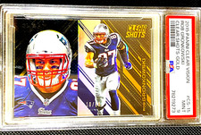 PSA 9 MINT GOLD 10/10 ! ROB GRONKOWSKI CLEAR SHOTS CLEAR VISION 2015 G5476