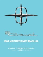 1964 Lincoln Continental Shop Manual