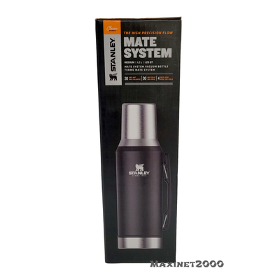 Gourde Stanley Mate System 1,2L Acier Inox Noir - Neuf, Livraison USA