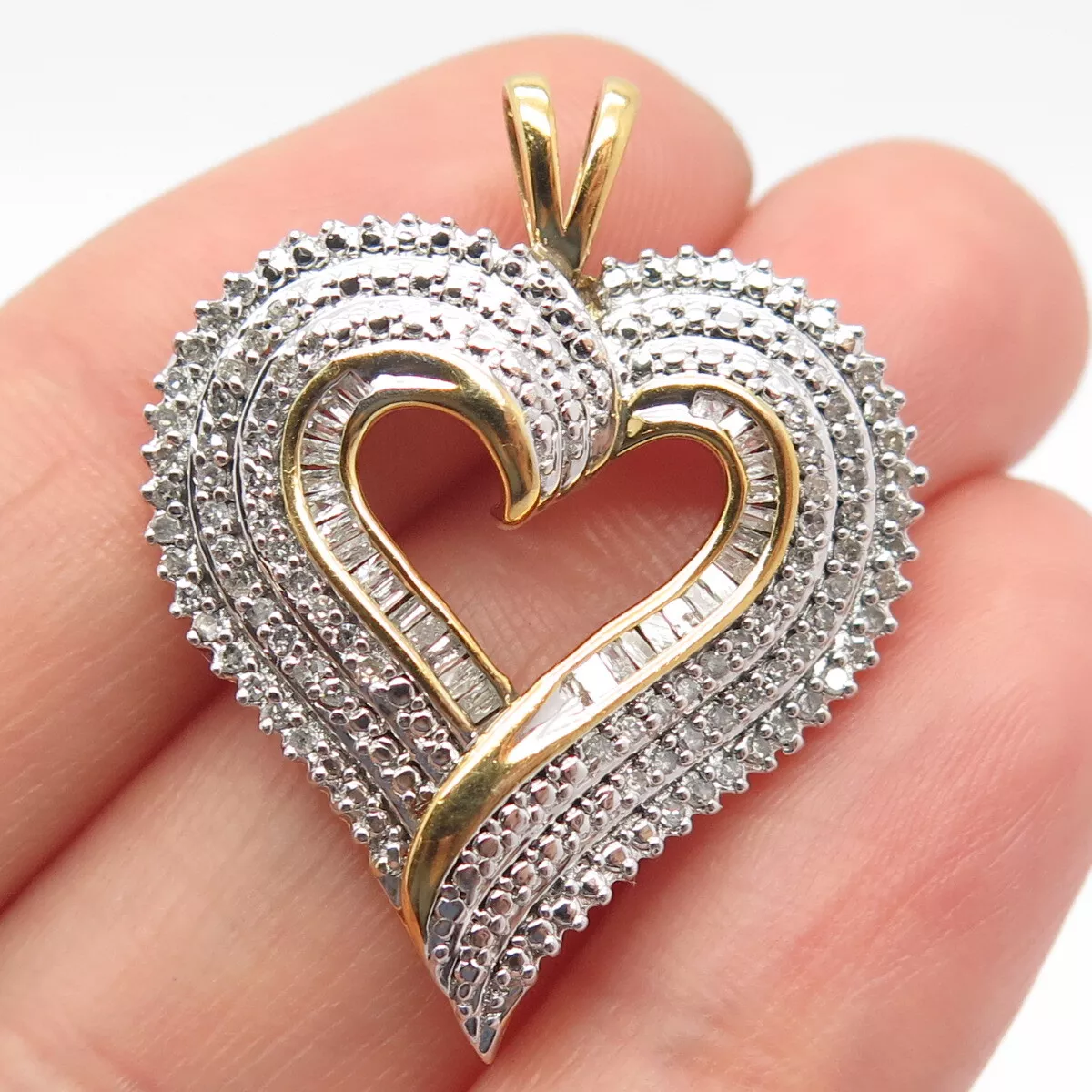 925 sun on sale heart pendant