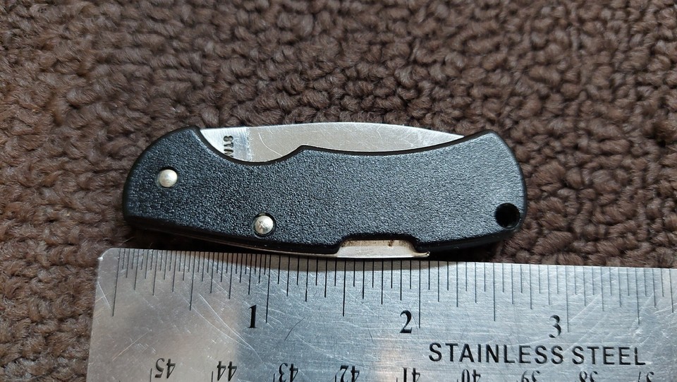 Zippo Small Lockback Folding Pocket Knife Made in USA Stainless eBay