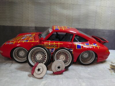 1/18 BBS wheels Tires & Brake Discs for diorama or diecast UNPAINTED