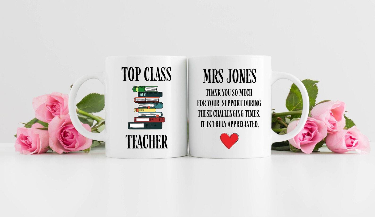 Top Class Teacher Coffee Mug Personalised Unique Appreciation Gifts For Teachers