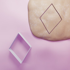 Cortador de galletas con forma de diamante