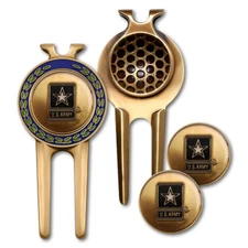 NEW U.S. Army Golf Divot Tool and Ball Marker Set.