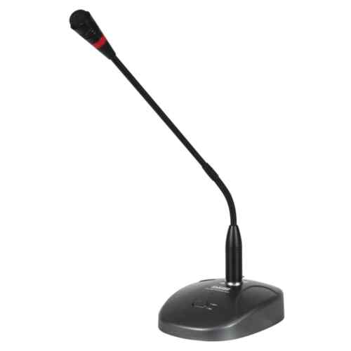 Clever Acoustics PM 200 Desktop Dynamic Gooseneck Paging Mic with Chime - Afbeelding 1 van 4