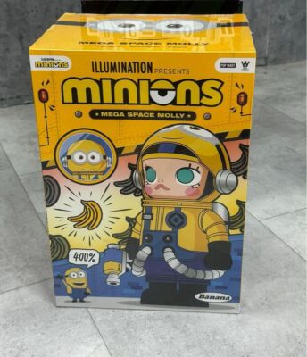 POPMART MEGA Collection SPACE MOLLY 400% Minions collaboration