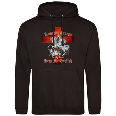Keep St George in My Heart Erwachsene Hoodie Country George's Day Him Celebration...